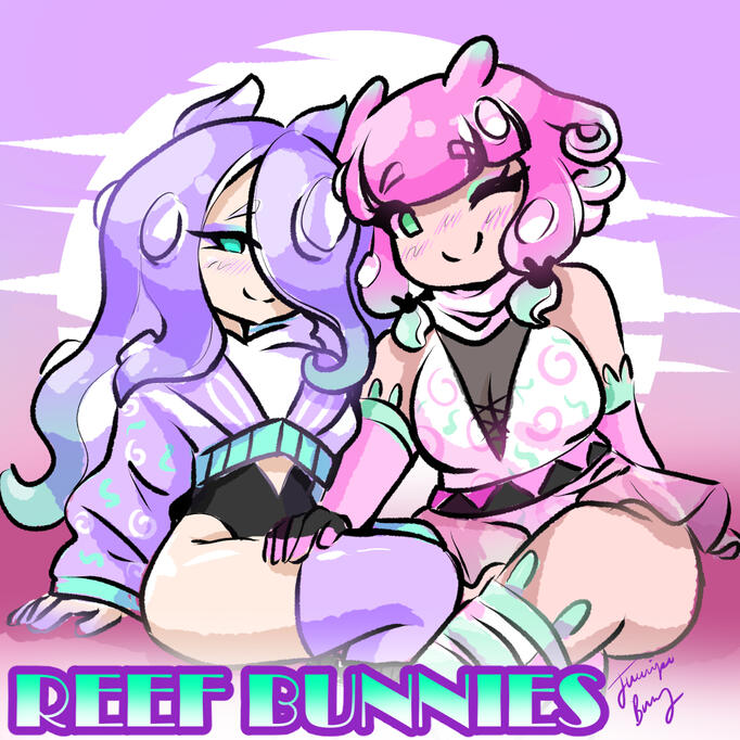 Reef Bunnies Album Cover (OC, 2024)