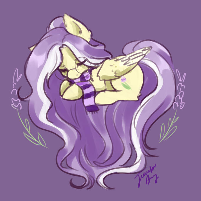 Lavender Blossom (OC, CSP, 2024, sketch)