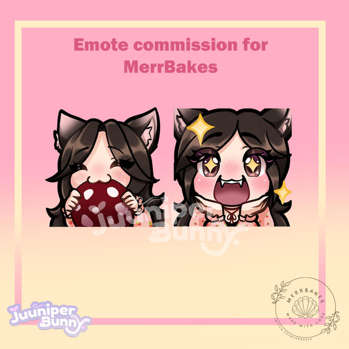 MerrBakes emote commission (2024)