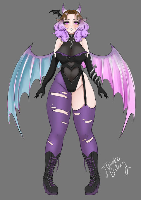 SeinLoyal character outfit design commission (2022)