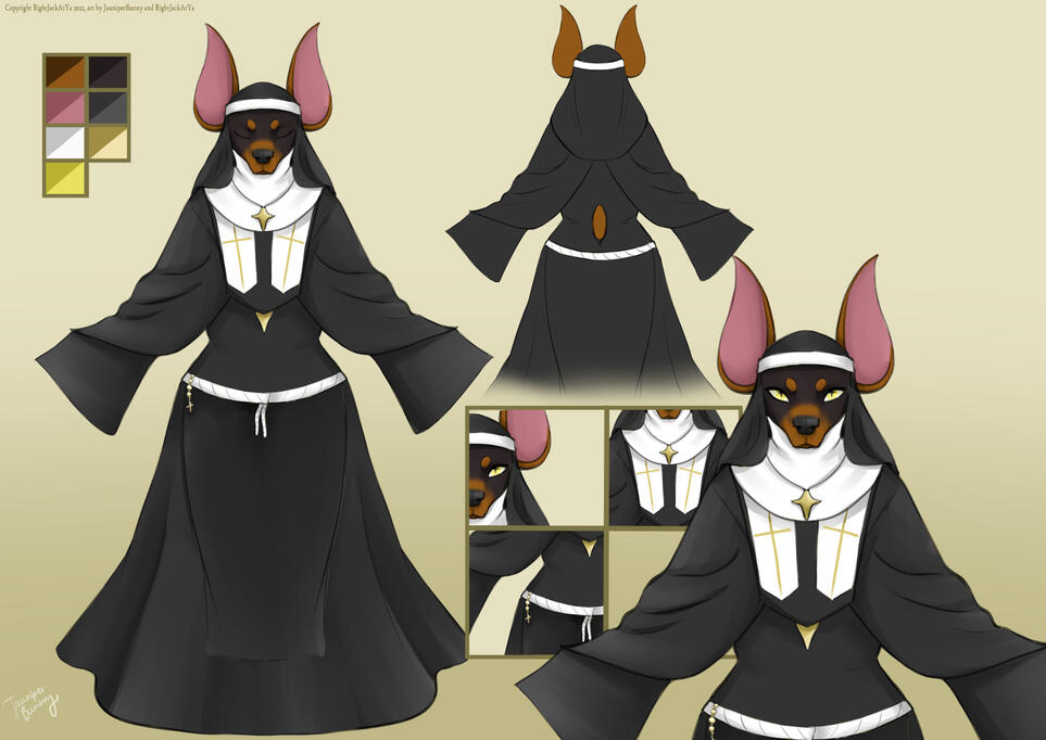 RightJackAtYa character design/ref (2022)