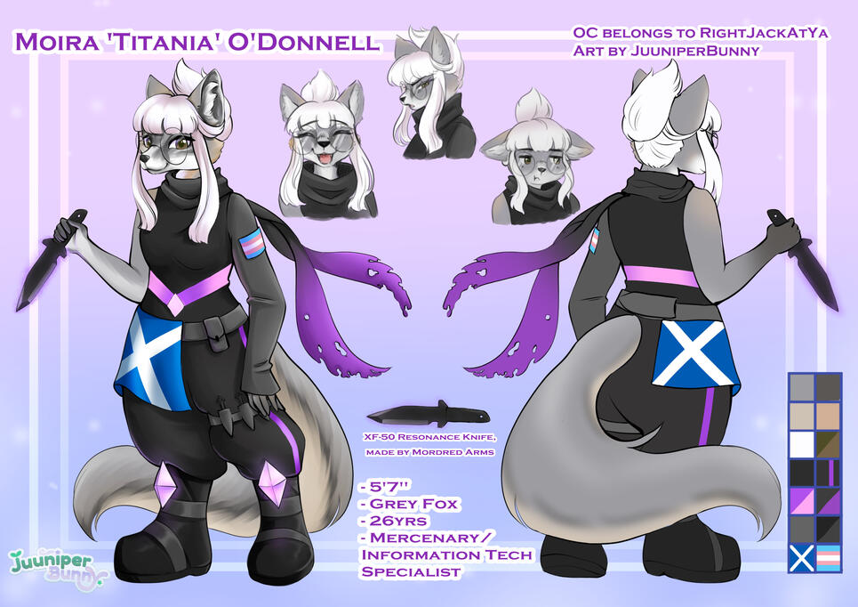 RightJackAtYa character design/ref (2023)