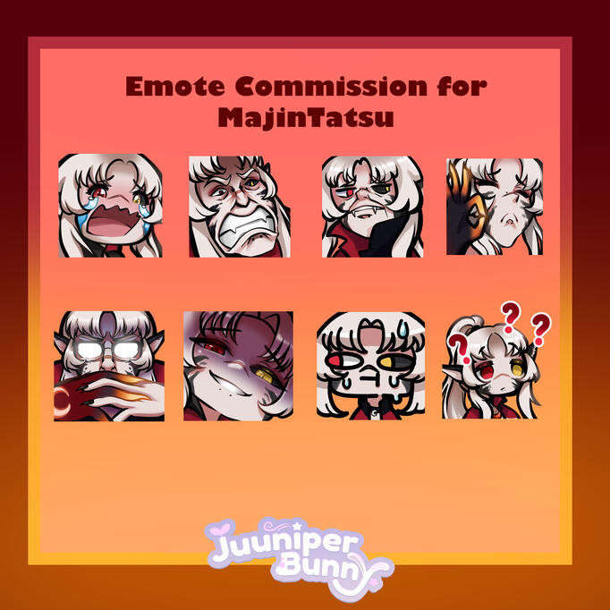 MajinTatsu emote commission (2024)