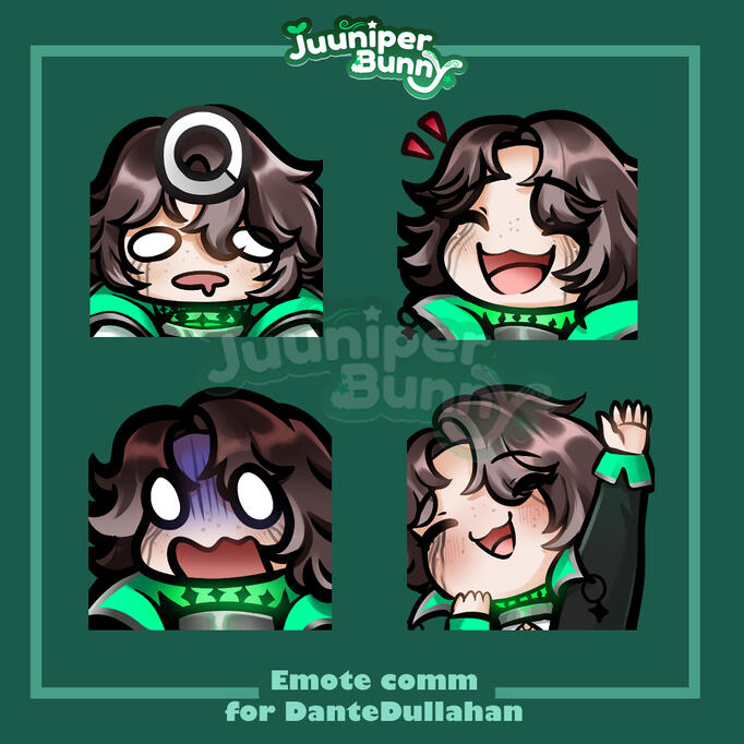 DanteDullahan emote commission (2024)